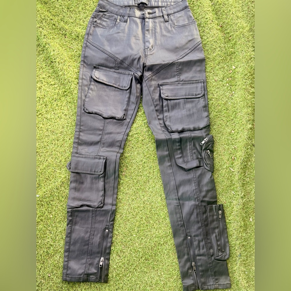 AKIRA Charcoal Utility Trousers